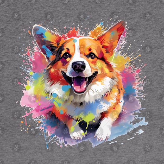 Corgi Art by CunninghamWatercolors